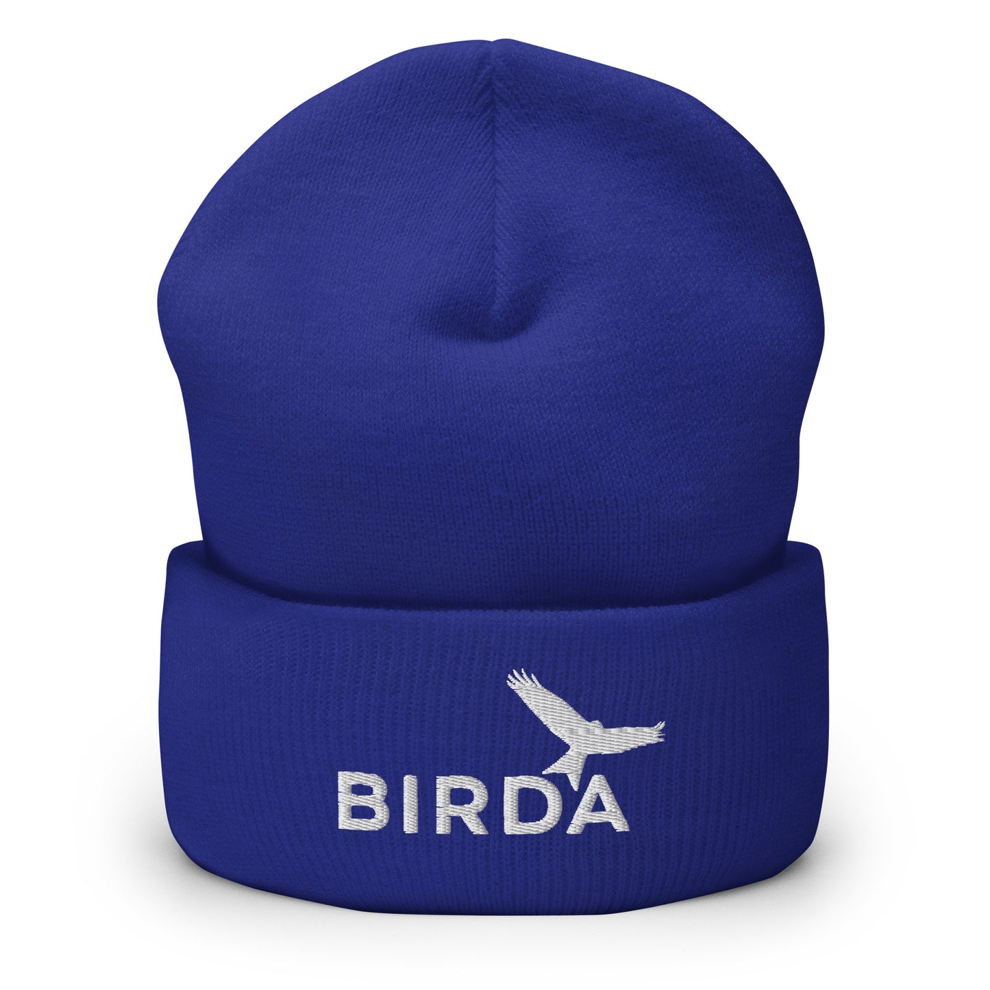 cuffed Bird beanie royal navy