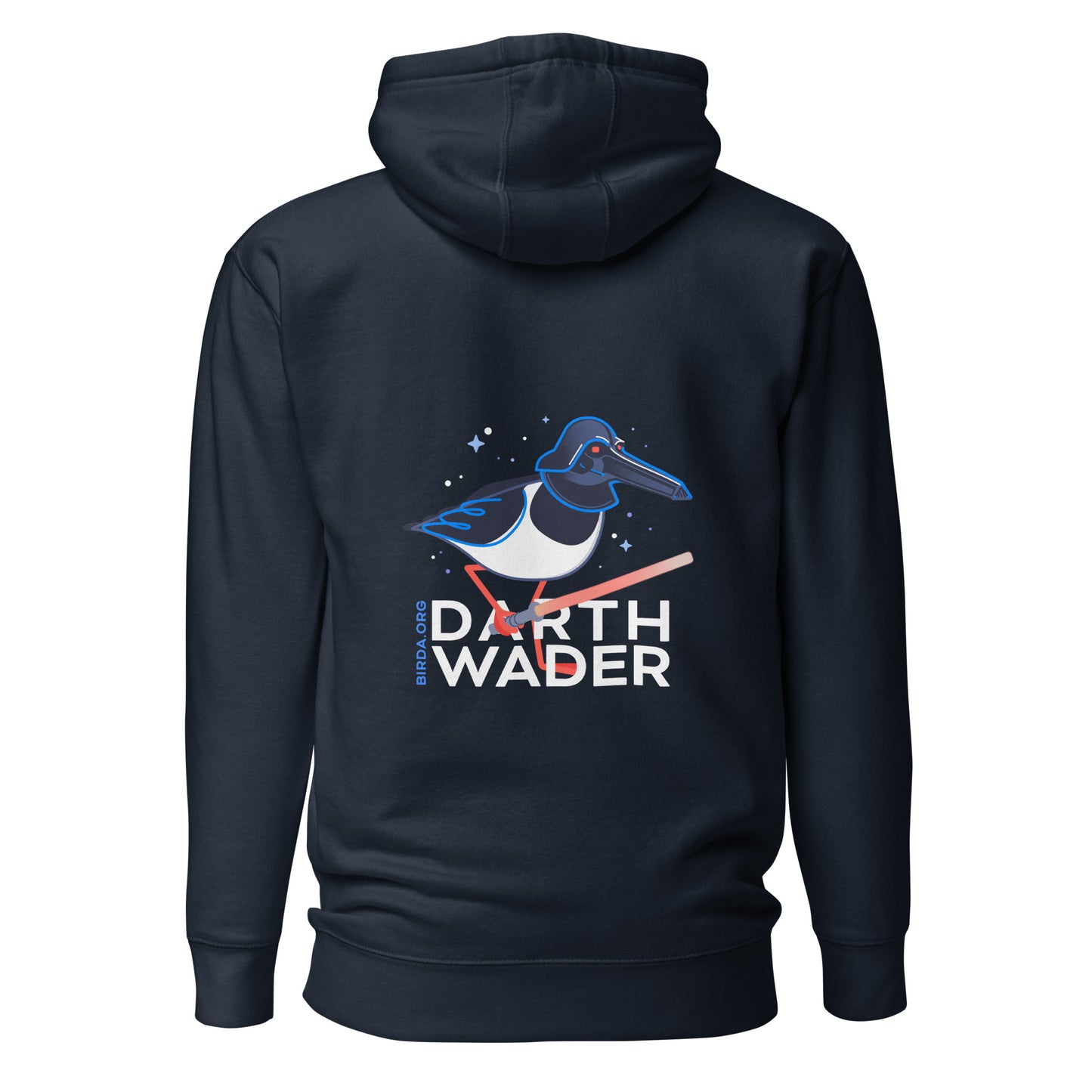 Darth Wader bird hoodie in navy