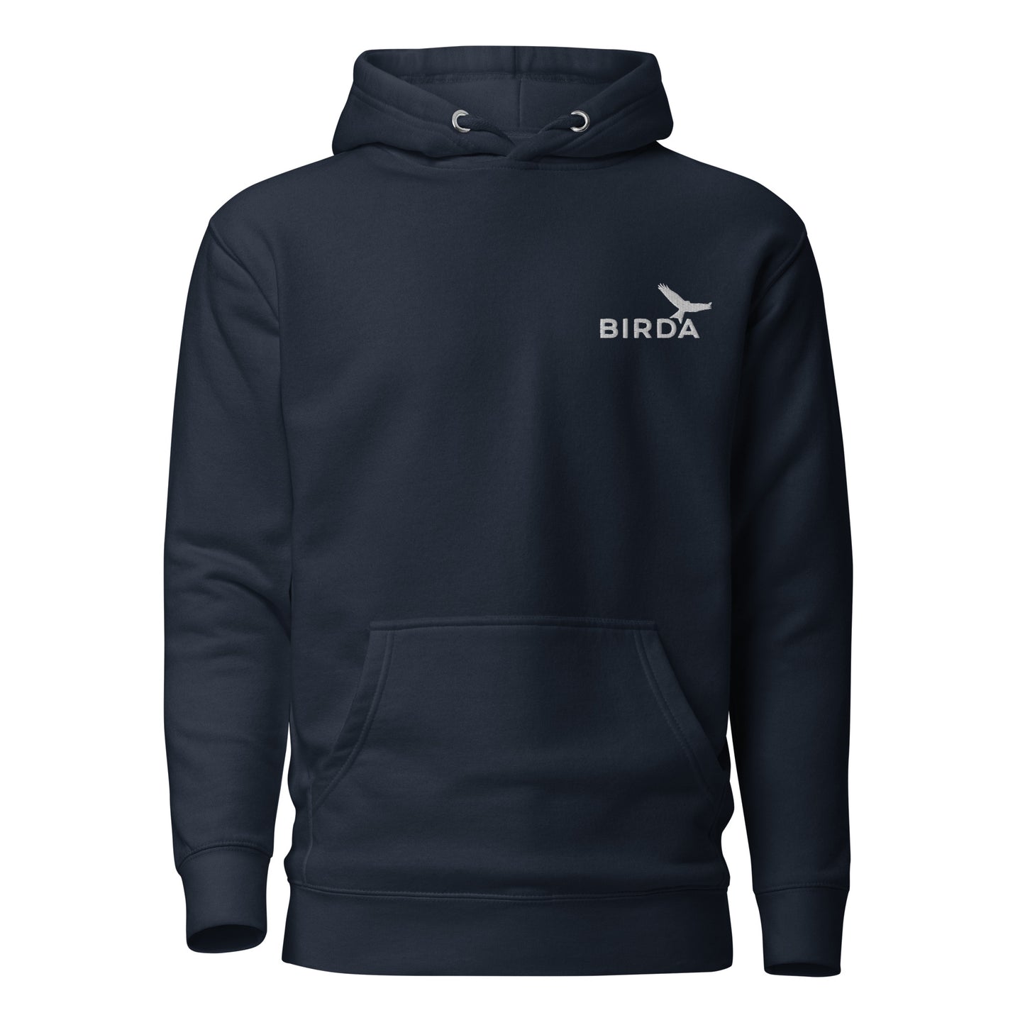 Darth Wader bird hoodie in navy front