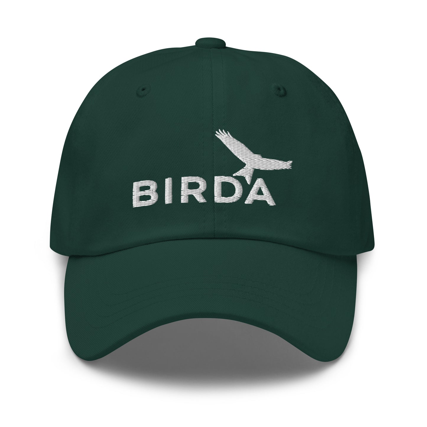 Birda bird cap - classic dad hat in spruce front