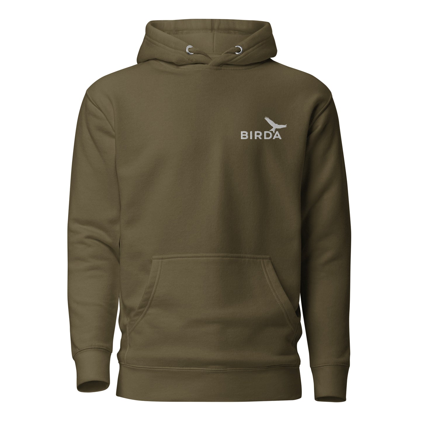 Birda bird premium hoodie - military green